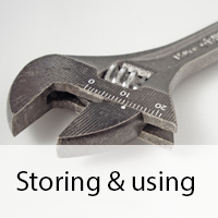 storing and using data
